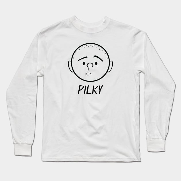 Karl Pilkington "Pilky" Long Sleeve T-Shirt by Pilkingzen